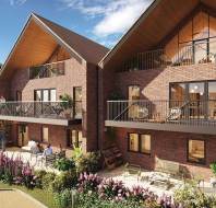 CGI of Shiplake Meadows apartments