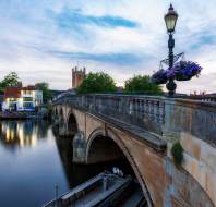 The beautiful Henley-On-Thames, close to Shiplake Meadows