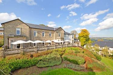 View on the terrace at Clevedon House